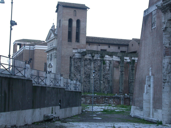 Rome, church built on 7th century BC temples