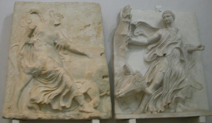 Terme di Diocleziano, Rome, Nike sacraficing a bull