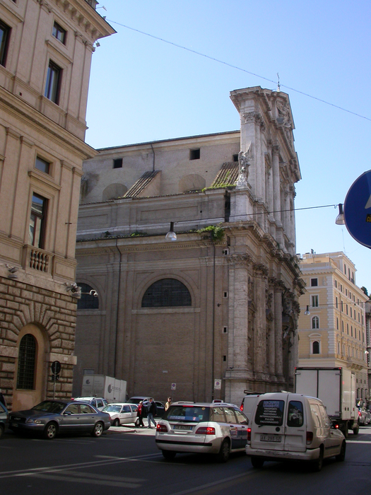 facade on church