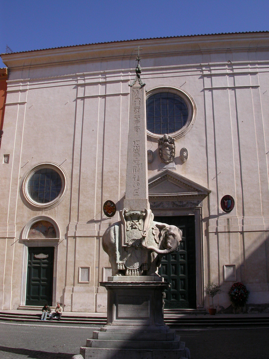 elephant obelisk Santa Maria sopra Minerva