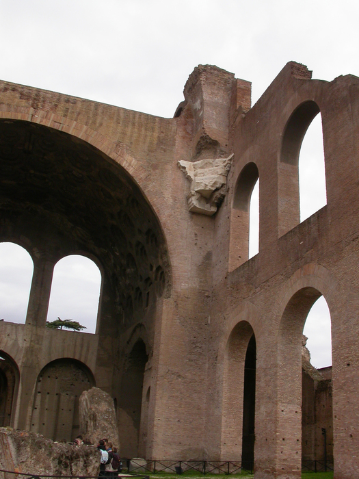 basilica-maxentius-marble-reminant