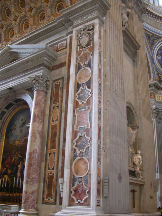 Vatican, marble inlays