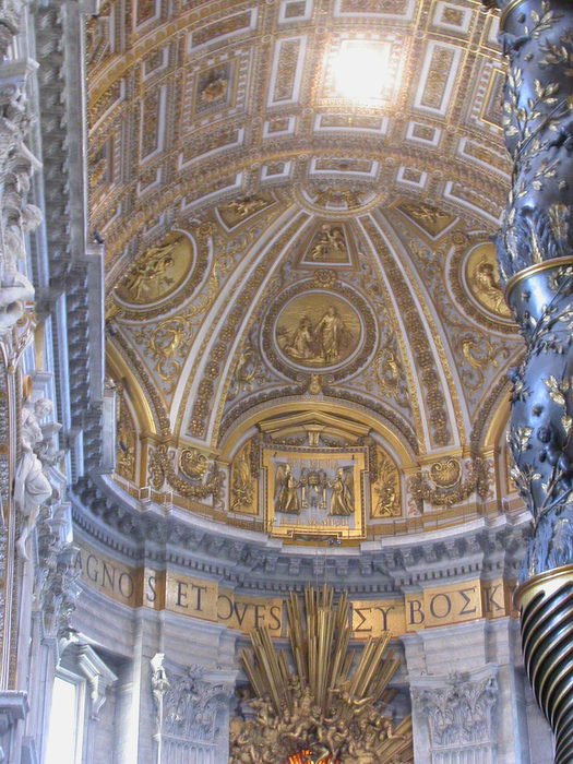Vatican, Saint Peter's basilica celing