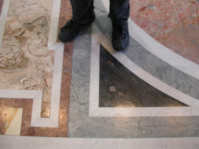 Vatican, marble floor