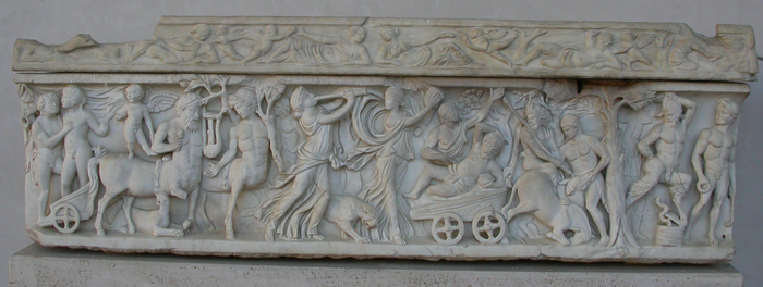 Terme di Diocleziano, Rome, sarcophogus