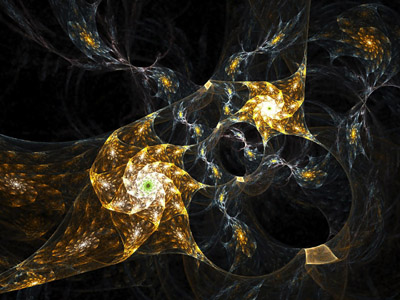 Einstein's celestial oragami fractal