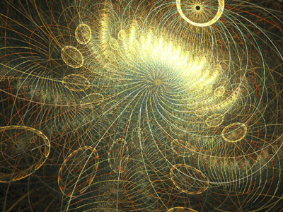 Magenetic ferns fractal